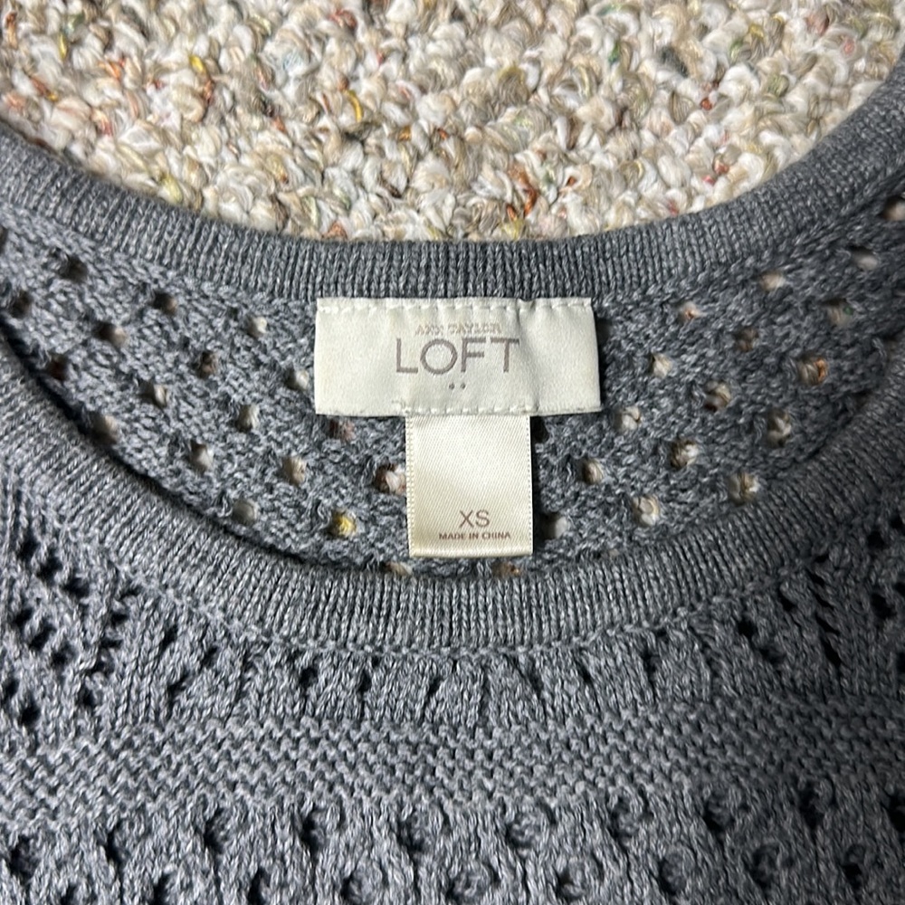 Loft Grey Sweater - Picture 3 of 4